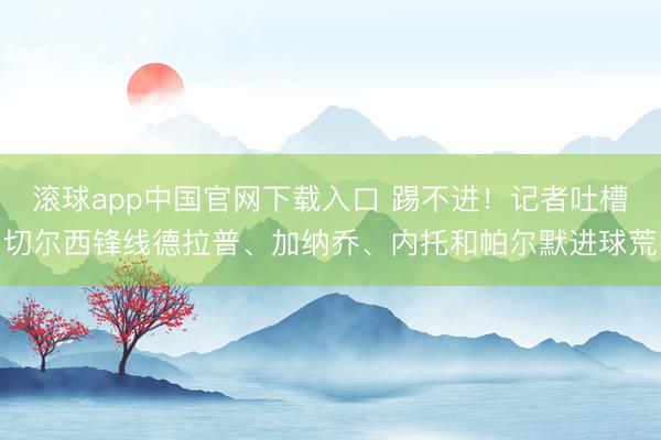 滚球app中国官网下载入口 踢不进！记者吐槽切尔西锋线德拉普、加纳乔、内托和帕尔默进球荒